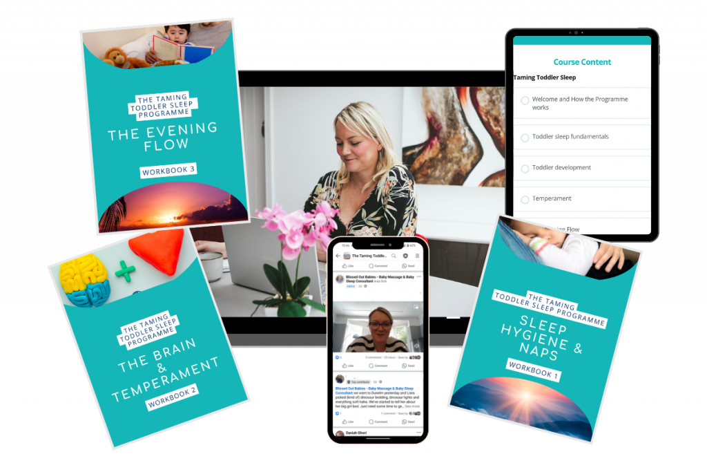 The Taming Toddler Sleep Programme. Helping tired toddler parents get more sleep without leaving their toddler to cry.
